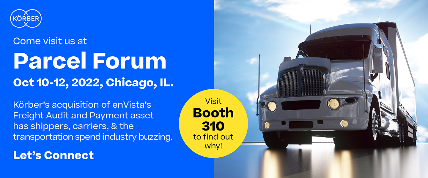 Come visit us at Parcel Forum, booth 310