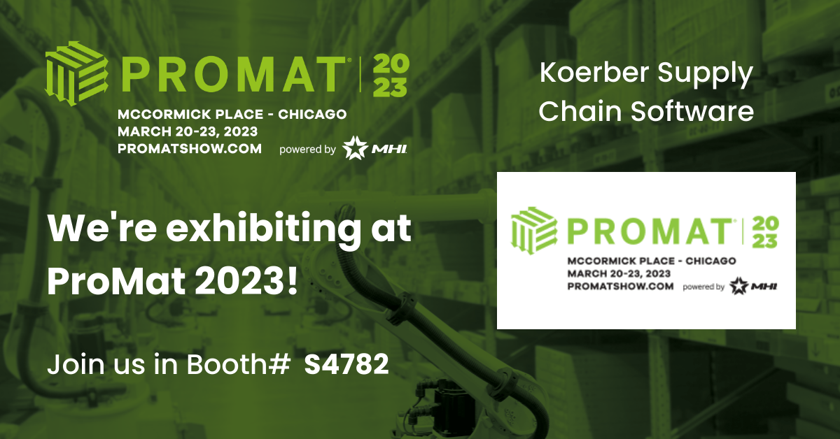 Join us at booth S4782! | ProMat 2023